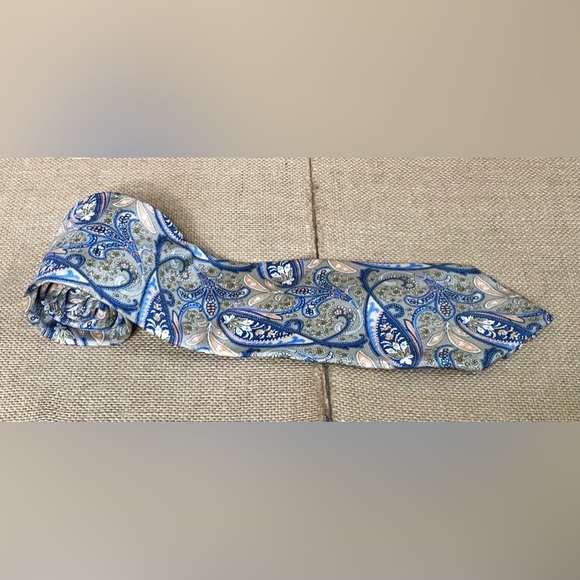 Stafford Other - Stafford Floral Silk Necktie Tie Hipster Cottage Core Softboy Eclectic Grandpa